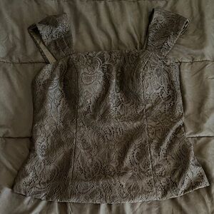 Chic Lace Black Women's Blouse